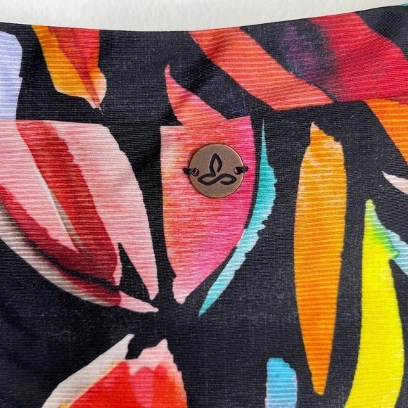 Prana Multicolor Millan High Waist Bikini Bottoms Size XL La Flora Print NWT - Picture 10 of 13